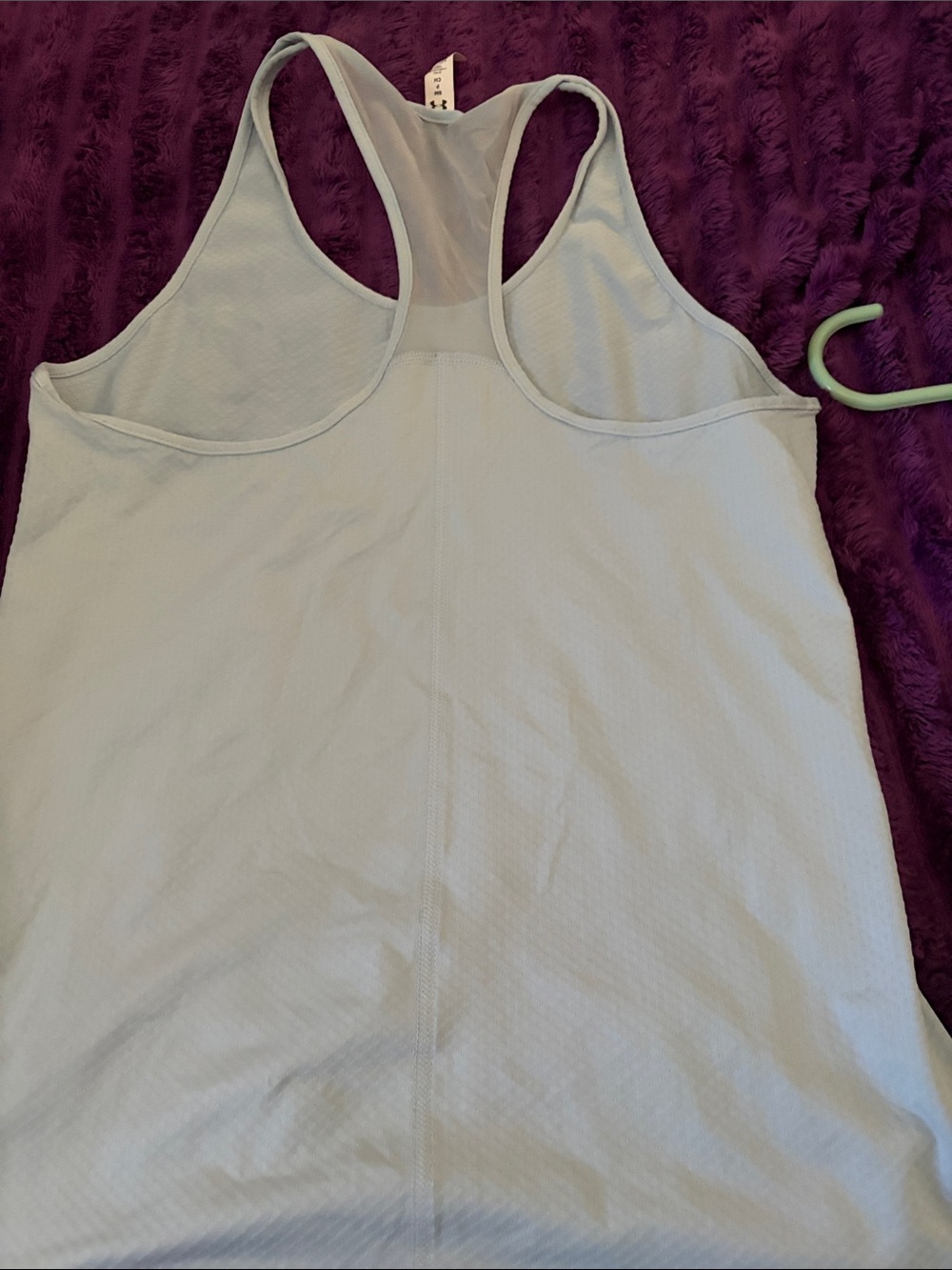 Under Armour Light Blue Racerback Performance Tank - Picture 3 of 3